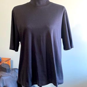 2/$15 with combined shipping Womens Talbots Black  XL top